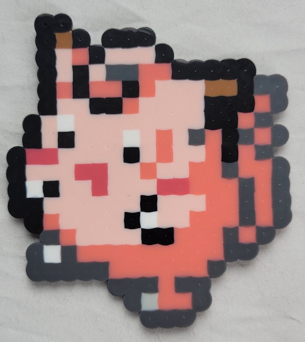 Clefairy Menu Icon Pokemon Perler Bead Pixel Art